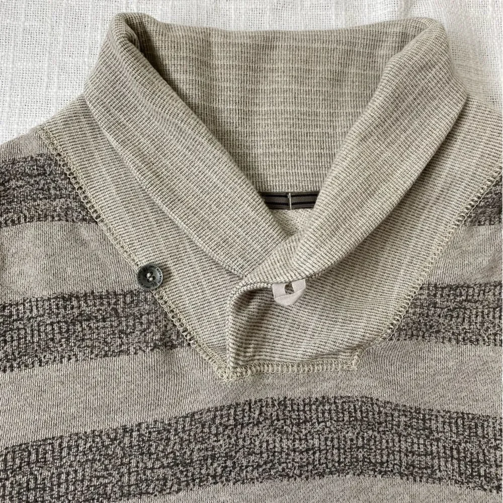 Calvin Klein Mens Pullover Sweater Striped Cotton SZ XL